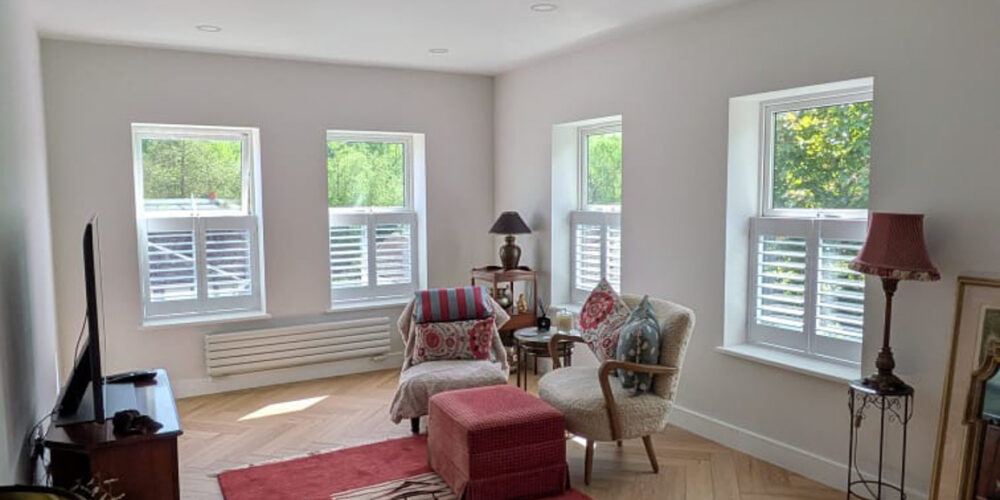 Cafe Style shutters in Living room