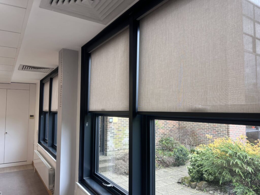 Commercial roller blinds for offices