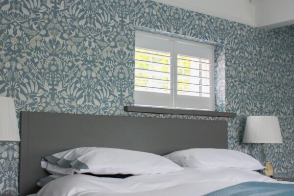 UK made shutters for small bedroom window