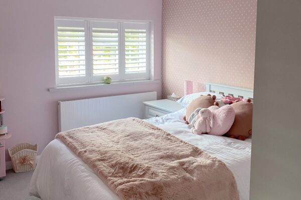 Bespoke uk made shutters for childrens bedroom