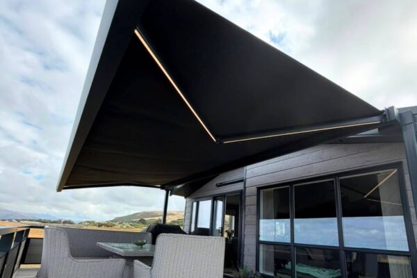 awnings with LED lights